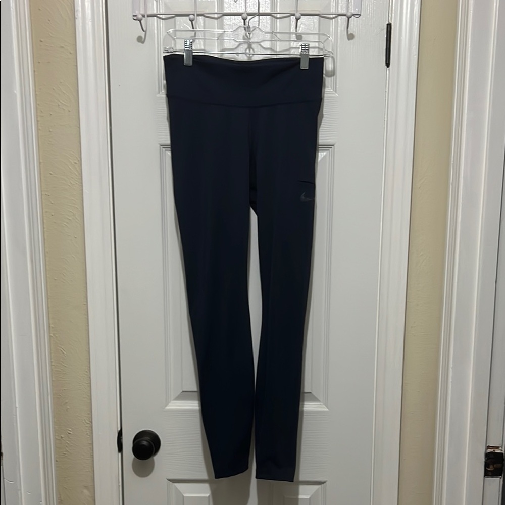 Nike Dry Fit Navy High-Waisted Leggings